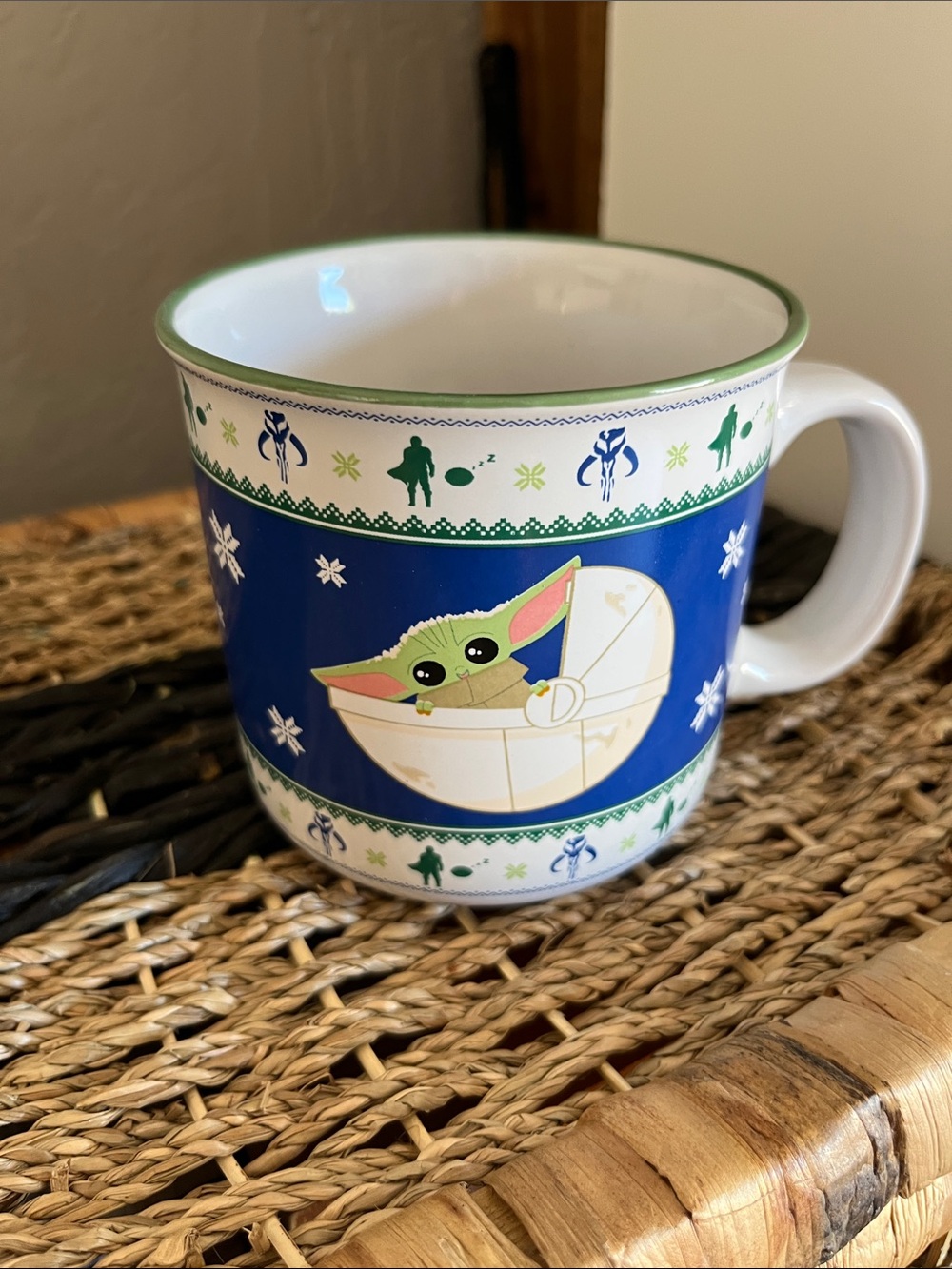 Star Wars Blue and Green The Child Ceramic Mug